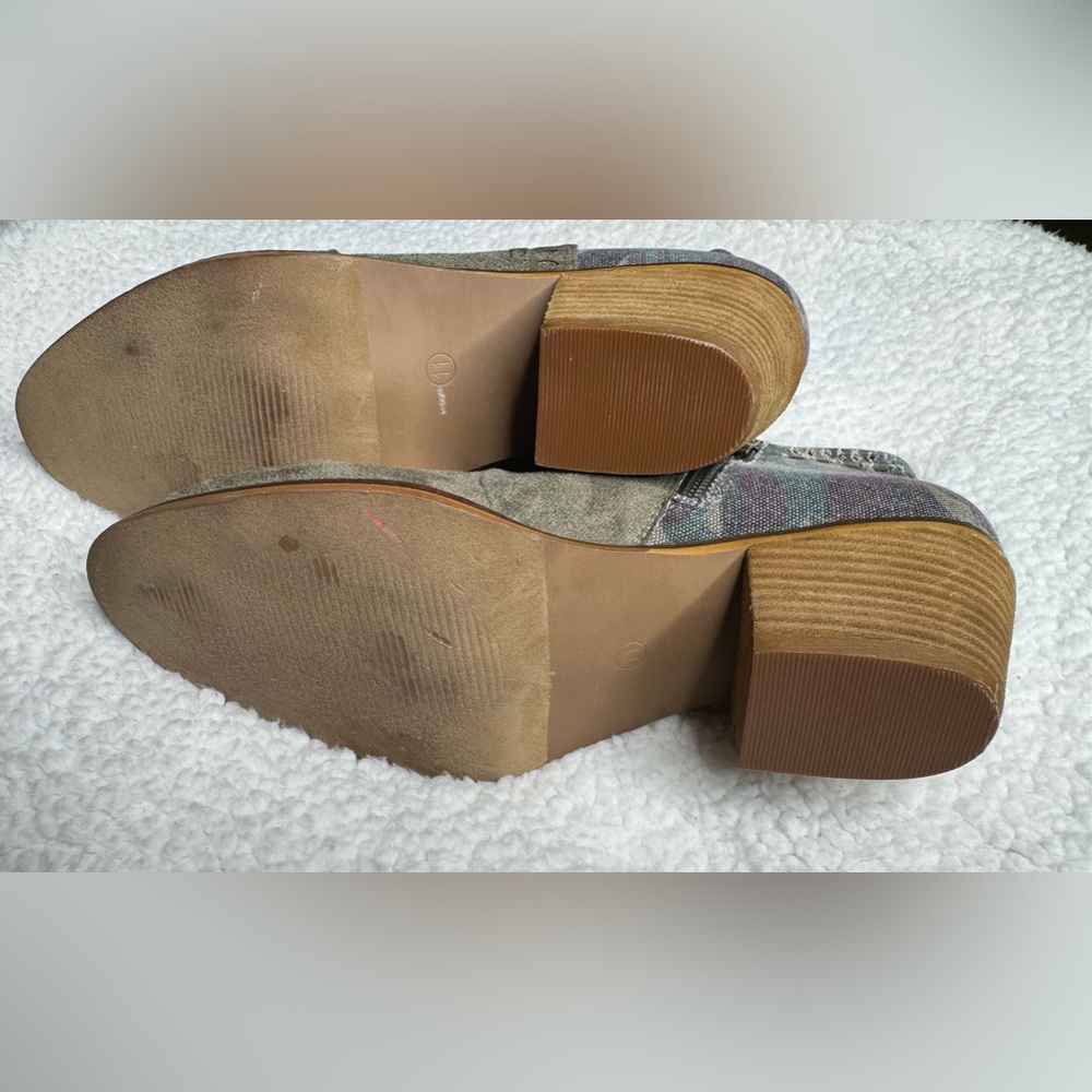 Corkys Index Green Camouflage Booties Sz 11 - Picture 11 of 15